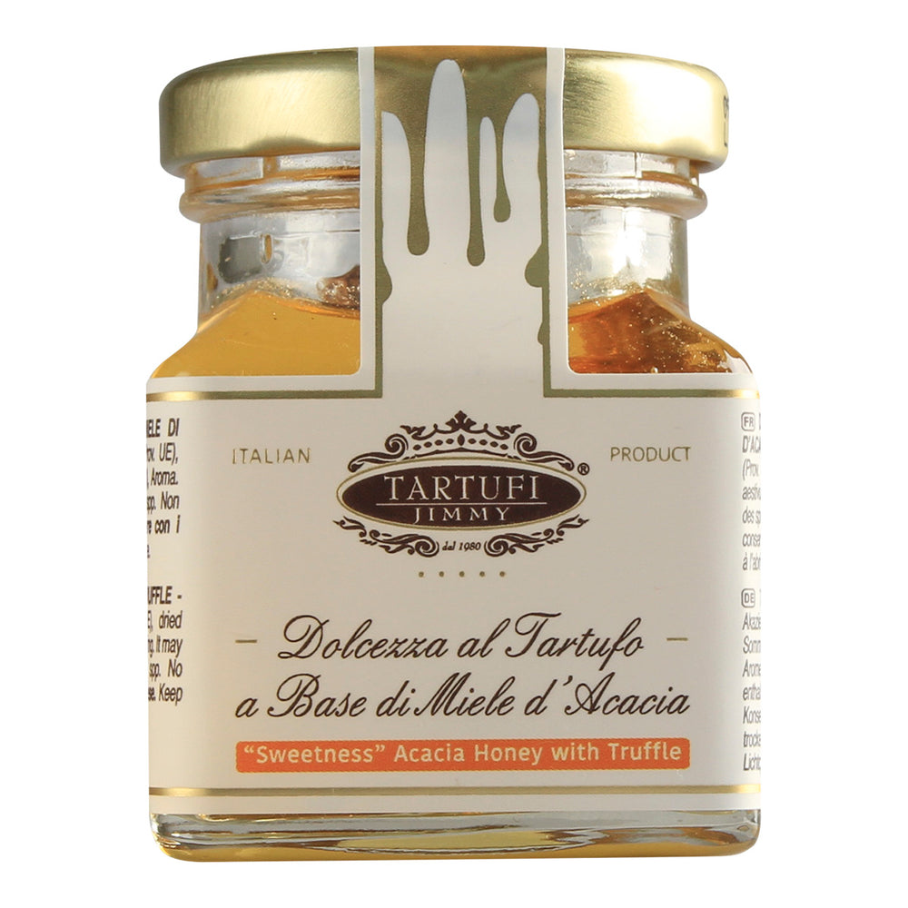 Truffle Acacia Honey 120g, gourmet honey infused with truffle flavor for a sweet and savory experience