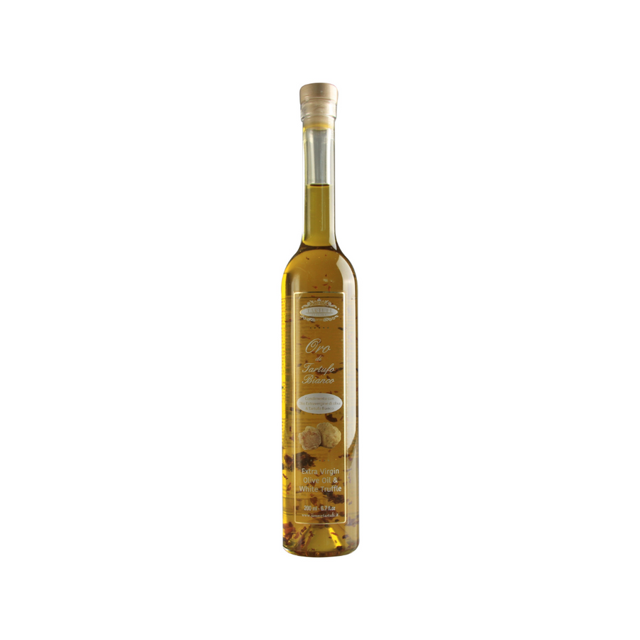 White Truffle Oil 200ml – Made with Premium Extra Virgin Olive Oil and Real White Truffle Pieces